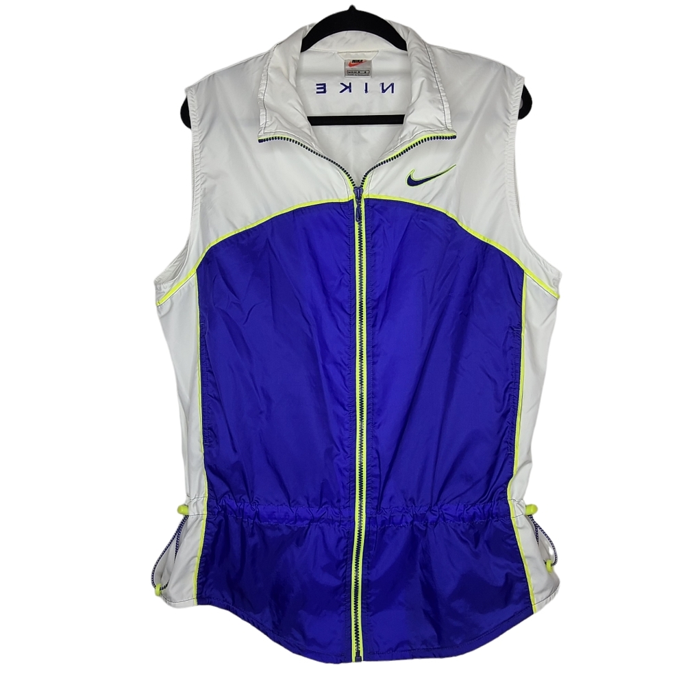 Nike Vintage Color Block Full Zip Vest Large - Picture 3 of 10